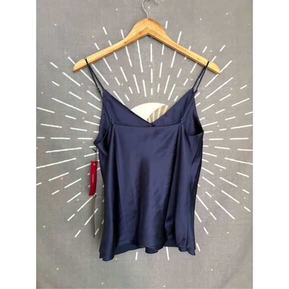 NWT Carbon38 Navy Satin Cami - Picture 7 of 7
